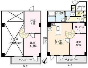 フラックス永福の物件間取画像